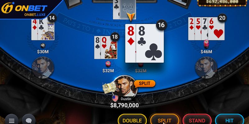 Hướng dẫn cách chơi bài Blackjack ONBET dễ dàng