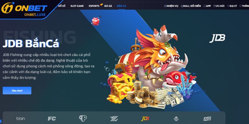 Cách tham gia sảnh Bắn Cá JDB tại ONBET