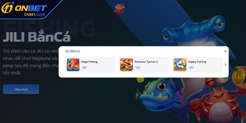 Giới thiệu sảnh Bắn Cá Jili