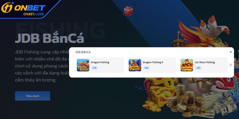 Giới thiệu về sảnh Bắn Cá JDB