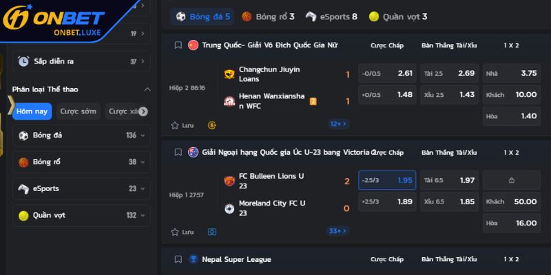 Kinh nghiệm cá cược tại Sảnh ON Thể Thao